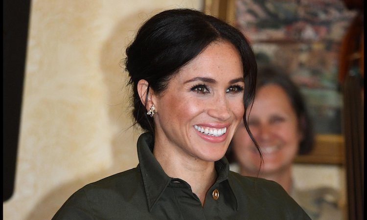 Pregnant Meghan Markle wears luxurious £1728 shirt dress as first day of Australian visit comes to a close