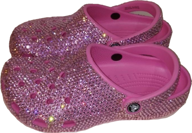 pink crocs