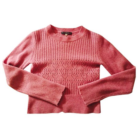 Wool jumper Alexa Chung Pink size S International in Wool - 6416852