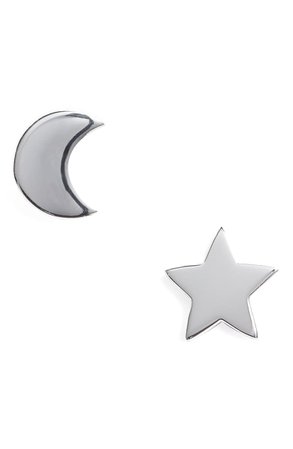 Argento Vivo Moon & Star Stud Earrings | Nordstrom