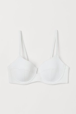 Padded Bikini Top - White