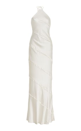 Murphy Paneled Crepe Halter Maxi Dress By Significant Other | Moda Operandi