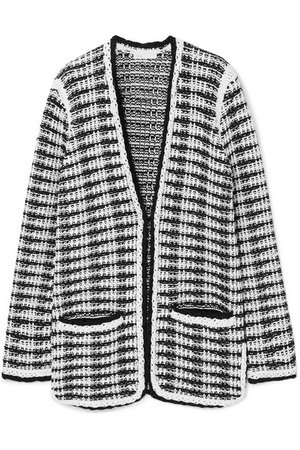 Maje | J striped cotton-blend cardigan | NET-A-PORTER.COM