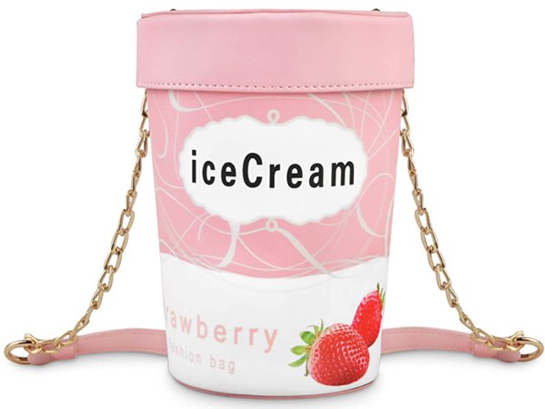 Strawberry Ice Cream Bag