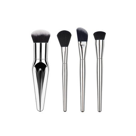 Silver Makeup Brushes