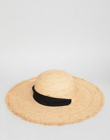 ASOS | Соломенная шляпа с широкими полями ASOS
