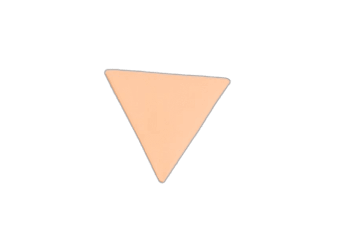 Triangle Enamel Lapel Pin // copper / triangle / LGBT / rose gold / cloisonne pin