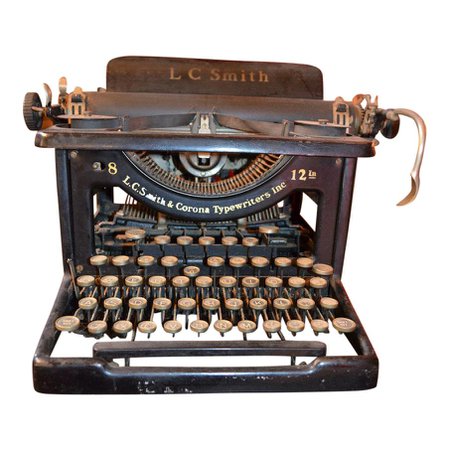 Lc Smith & Corona Typewriter (1930s) | Chairish