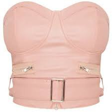pink leather top - Google Search