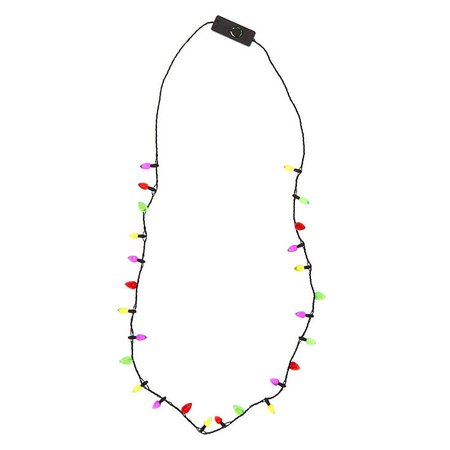 Mini Christmas Lights Light Up Necklace | Claire's US