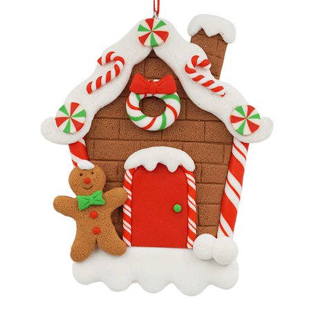 Gingerbread House Ornament, 4.5" | At Home