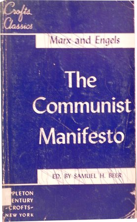 "The Communist Manifesto" by Karl Marx and Friedrich Engels, 1955
