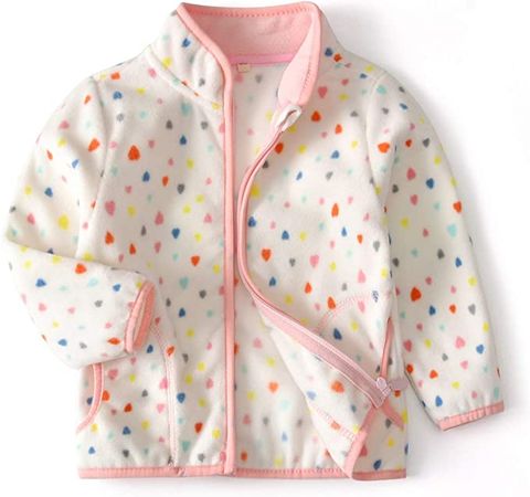 Amazon.com: Feidoog Polar Fleece Jackets Coats Baby Boys Girls Zipper Lightweight Long Sleeve Jacket for Spring Autumn,Green,2-3T: Clothing, Shoes & Jewelry