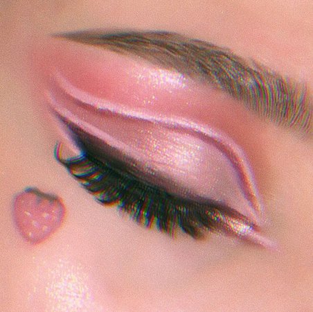 strawberry pink makeup