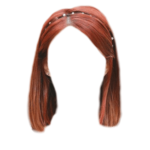 Short Red Hair PNG