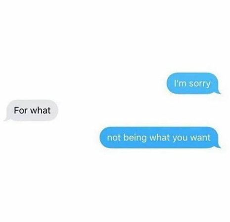 sorry texts