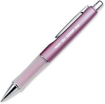 Pilot Dr. Grip Limited Retractable Rolling Ball Gel Pen, Fine Point, Champagne Mauve Metallic Barrel, Black Ink -36273: Amazon.ca: Office Products