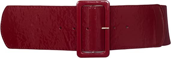 Amazon.com: eVogues Women's Wide Patent Leather Buckle High Waist Fashion Belt : Clothing, Shoes & Jewelry