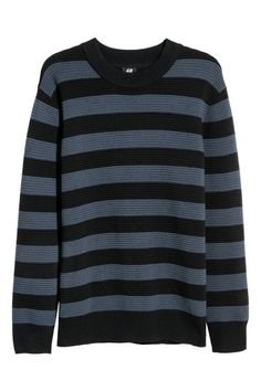 blue black sweater