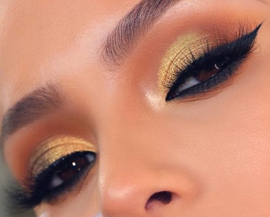 Gold Eye Makeup