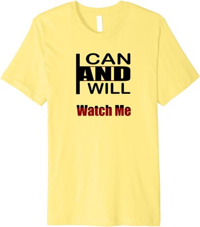 I Can I Will Watch Me