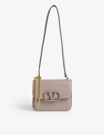 VALENTINO - V-sling leather shoulder bag | Selfridges.com