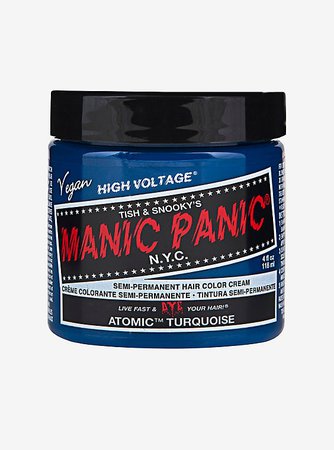 Manic Panic Atomic Turquoise Classic High Voltage Semi-Permanent Hair Dye