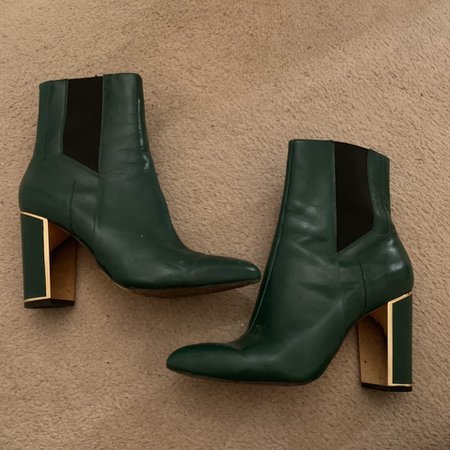 emerald green boots - Google Search