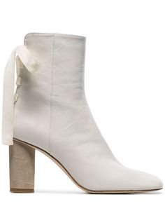 Chloe 80s white boots