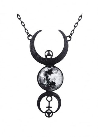 Restyle Full Moon Necklace | Attitude Clothing