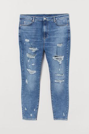 H&M+ Super Skinny High Jeans - Denim blue - Ladies | H&M US