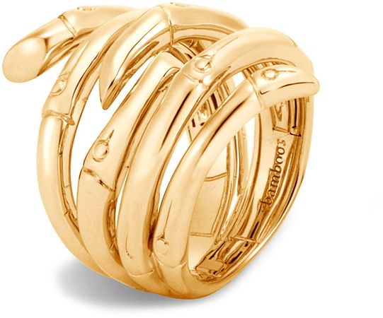 Bamboo 18K Gold Ring