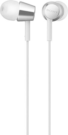 Amazon.com: Sony MDREX155AP in-Ear Earbud Headphones/Headset with mic for Phone Call, White (MDR-EX155AP/W) : Electronics