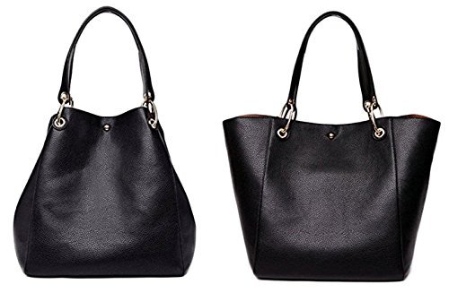 Amazon.com: Obosoyo Women's Waterproof Handbags Ladies Synthetic Leather Tote Shoulder Bags Fashion Travelling Mommy Soft Hot Purse Black: Shoes