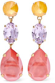 Ejing Zhang | Kaare resin and gold-plated earrings | NET-A-PORTER.COM