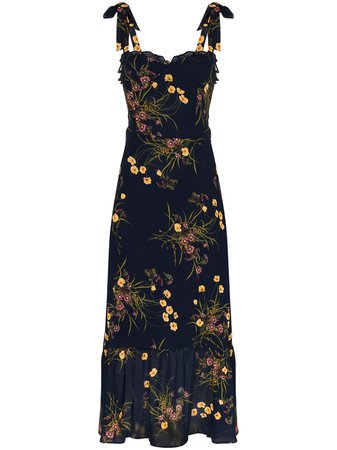 Reformation Nikita Floral Print Dress Ss20 | Farfetch.com