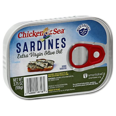 Chicken Of The Sea Sardines In Extra Virgin Olive Oil - 3.75 OZ - Randalls