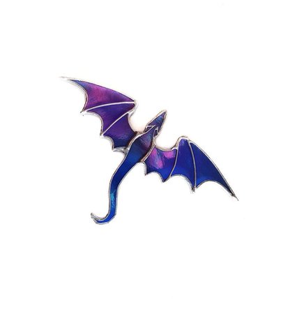 Dragon brooch / Blue Dragon / Fantasy Art / Dragon Pin / | Etsy