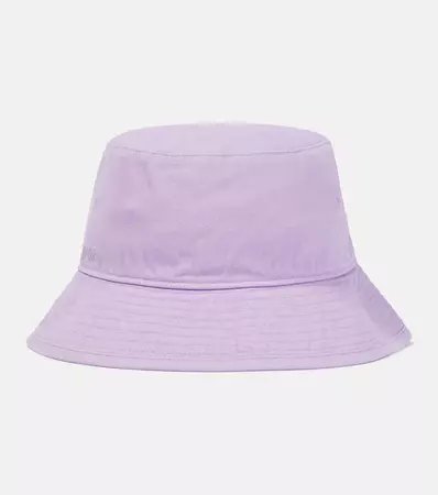 Cotton Twill Bucket Hat in Purple - Acne Studios | Mytheresa
