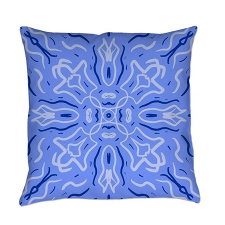 Ethnic Blue Everyday Pillow by SimpleLife - CafePress