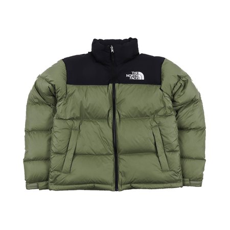 the north face green puffer jacket