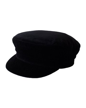 Janessa Leone Jimi Suede Newsboy Hat