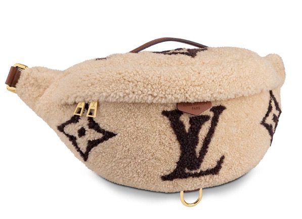 Louis Vuitton fur bum bag