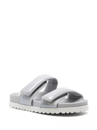 GIABORGHINI padded-strap Leather Sandals - Farfetch