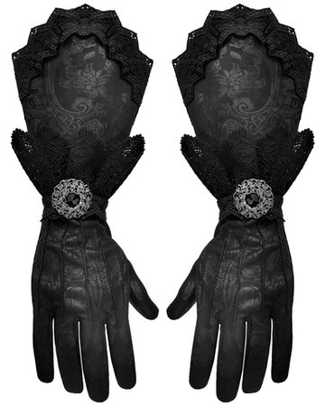 black blue goth gloves - Pesquisa Google