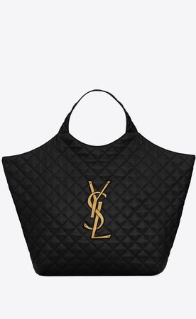 ICARE maxi shopping bag in quilted lambskin | Saint Laurent | YSL.com