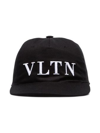 Valentino Black VLTN Logo Baseball Cap $265 - Buy AW18 Online - Fast Global Delivery, Price