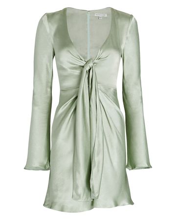 Shona Joy Felicity Mini Dress In Green | INTERMIX®