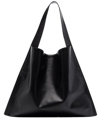 Black Jil Sander oversized tote bag JSPR852397WRB00016 - Farfetch