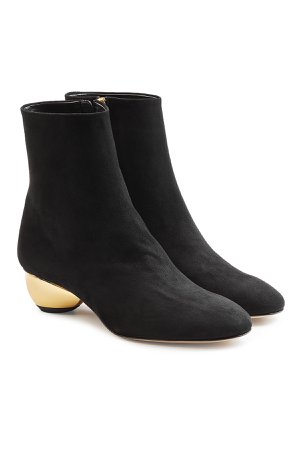 Suede Ankle Boots Gr. IT 39